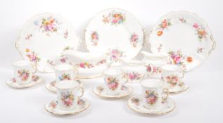 VINTAGE 20TH CENTURY ROYAL CROWN DERBY & STAFFORD TEA SET