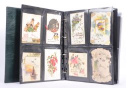 COLLECTION OF 19TH CENTURY TO LATER GREETINGS CARDS