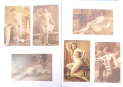 COLLECTION OF 20TH CENTURY FRENCH EROTIC NUDE POSTCARDS