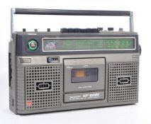 VINTAGE 20TH CENTURY SHARP PORTABLE STEREO CASSETTE PLAYER