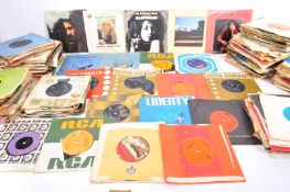 COLLECTION OF LATER 20TH CENTURY 45 RPM VINYL SINGLE RECORDS