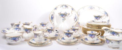 VINTAGE ROYAL ALBERT MOONLIGHT ROSE TEA & DINNER SERVICE