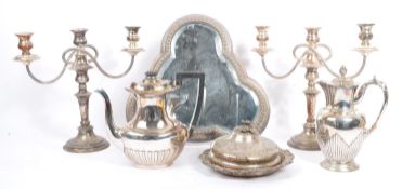 COLLECTION OF EARLY 20TH CENTURY SILVER PLATE & COPPER ITEMS