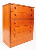 MID 20TH CENTURY STAG CANTATA CHEST OF DRAWERS