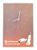 RETRO MID 20TH CENTURY CIRCA 1980S HITACHI WALL CLOCK