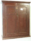 VICTORIAN PITCH PINE SCHOOL CUPBOARD