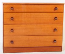 RETRO MID 20TH CENTURY AVALON TEAK CHEST OF DRAWERS