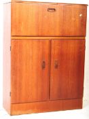 RETRO MID 20TH CENTURY TEAK COCKTAIL DRINKS CABINET
