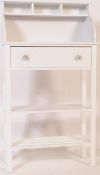 CONTEMPORARY WHITE PAINTED WOODEN BUREAU
