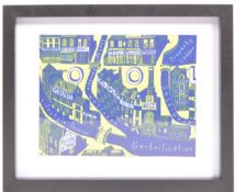 CONTEMPORARY GENTRIFICATION FRAMED GRAYSON PERRY PRINT
