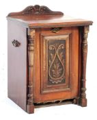 VICTORIA 19TH CENTURY MAHOGANY COAL PURDONIUM