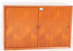 VINTAGE 1970'S TEAK CUPBOARD SIDEBOARD RECORD CABINET