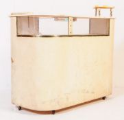 RETRO MID CENTURY THREE TIER HOME COCKTAIL CABINET