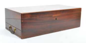 19TH CENTURY MAHOGANY WRITING SLOPE