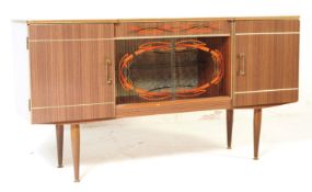 RETRO MID 20TH CENTURY FORMICA SIDEBOARD / DRINKS CABINET