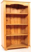 20TH CENTURY PINE OPEN WINDOW BOOKCASE