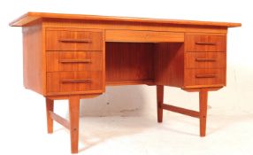 VINTAGE TEAK WRITING DESK TABLE IN THE MANNER OF G-PLAN