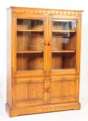 20TH CENTURY ERCOL GOLDEN DAWN DISPLAY CABINET