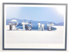 CONTEMPORARY JACK VETTRIANO BLUEBIRD AT BONNEVILLE PRINT
