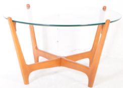 RETRO MID 20TH CENTURY TEAK WOOD COFFEE TABLE