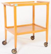 MID 20TH CENTURY GOLDEN OAK TROLLEY BY REMPLOY