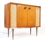 MID 20TH CENTURY TEAK VENEER MURPHY RADIOGRAM CABINET