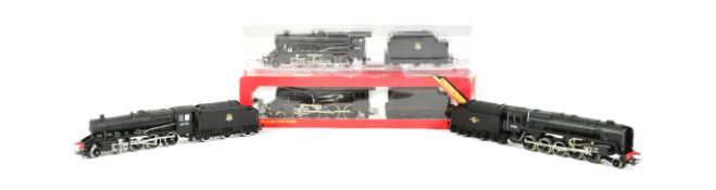 FOUR VINTAGE HORNBY OO GAUGE MODEL RAILWAY LOCOMOTIVES