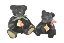 TEDDY BEARS X2 GERMAN MADE HERMANN SOFT TOY TEDDY BEARS