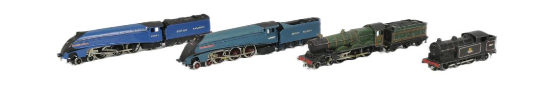 THREE VINTAGE HORNBY DUBLO OO GAUGE MODEL RAILWAY LOCOMOTIVES