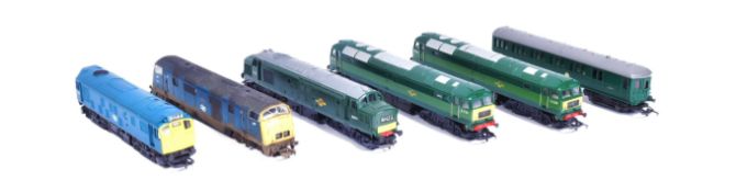 COLLECTION OF X6 OO GAUGE DIESEL LOCOMOTIVES