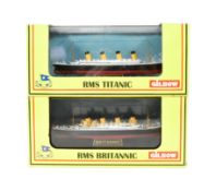 WHITE STAR LINE - RMS TITANIC & BRITANNIC DIECAST MODELS