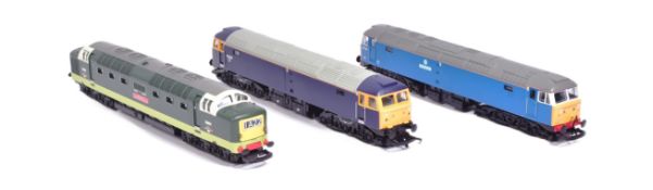 MODEL RAILWAY - X3 OO GAUGE DIESEL LOCOMOTIVES