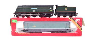 TWO HORNBY OO GAUGE MODEL RAILWAY TRAINSET LOCOMOTIVES