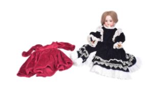 EARLY 20TH CENTURY GERMAN ARMAND MARSEILLE BISQUE HEADED DOLL