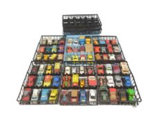 DIECAST - VINTAGE DIECAST CARS & MATCHBOX CARRY CASE TRAYS
