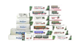 DIECAST - COLLECTION OF ATLAS EDITION EDDIE STOBART DIECAST & PLATES