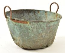 LARGE 19TH CENTURY COPPER POT / PLANTER