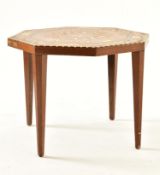 VINTAGE 20TH CENTURY MOORISH INLAID LOW TABLE