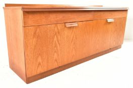 DANISH MID CENTURY TEAK TWO DRAWER SIDEBOARD