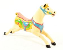 20TH CENTURY 1950S JUVENILE HAND PAINTED CAROUSEL HORSE