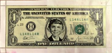 MISTERAITCH - G.W.BUSH NOTHING DONE DOLLAR NOTE 2008