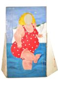 VINTAGE 20TH CENTURY FAIRGROUND / PIER PAINTED PHOTO PANEL