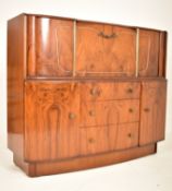 BEAUTILITY - MID CENTURY ART DECO REVIVAL WALNUT SIDEBOARD