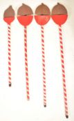 COCONUT SHY - SET OF FOUR VINTAGE FAIRGROUND TARGETS