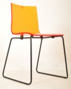 BELIEVED BO CONCEPT ACRYLIC & METAL OFFICE DESK CHAIR