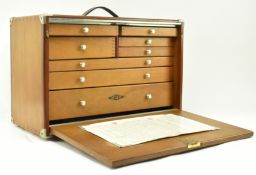 20TH CENTURY WOODEN NESLEIN ENGINEERS WORKMAN TOOL CHEST