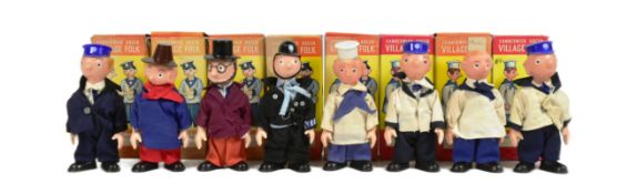 CAMBERWICK GREEN - X8 VINTAGE BOXED FIGURES