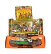 BRITAINS / BRITAINS DEETAIL - WILD WEST - BOXED FIGURE SETS