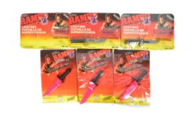 RAMBO - COLLECTION OF VINTAGE RAMBO TOY KNIVES