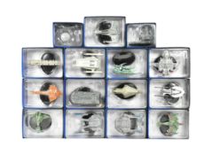 STAR TREK - COLLECTION OF X15 EAGLE MOSS STAR TREK SHIPS